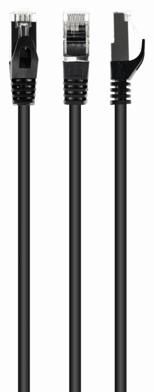 Gembird PP6A-LSZHCU-BK-1M cable de red Negro Cat6a