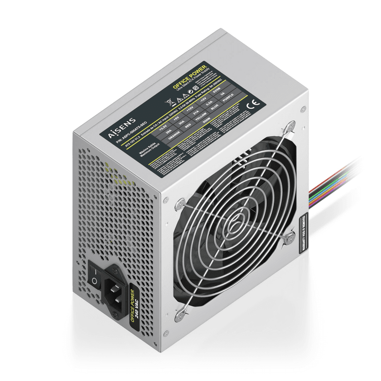 AISENS Fuente Alimentacion ATX 500W OEM, Plata