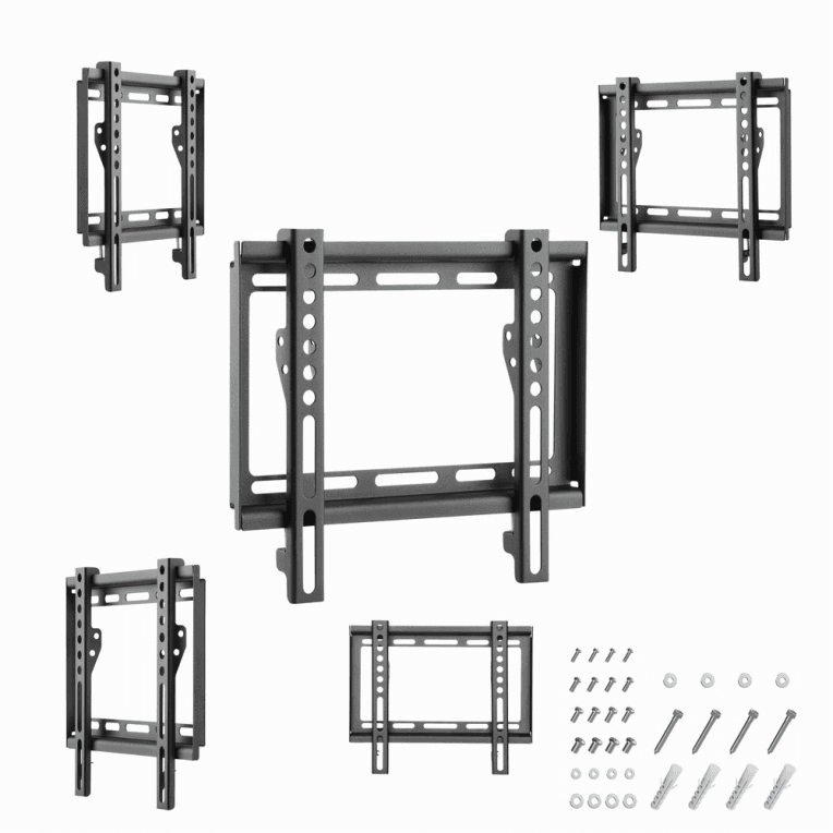 Gembird WM-42F-04 soporte para TV 106,7 cm (42") Negro