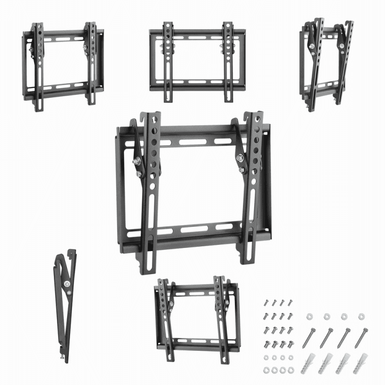 Gembird WM-42T-04 soporte para TV 106,7 cm (42") Negro