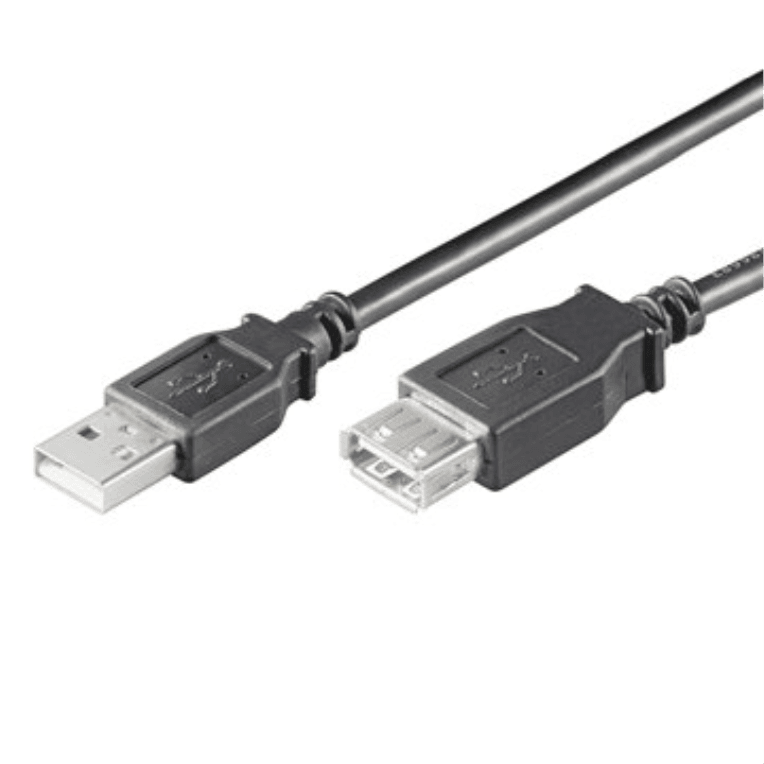 Ewent EC1012 cable USB 1,8 m USB 2.0 USB A Negro