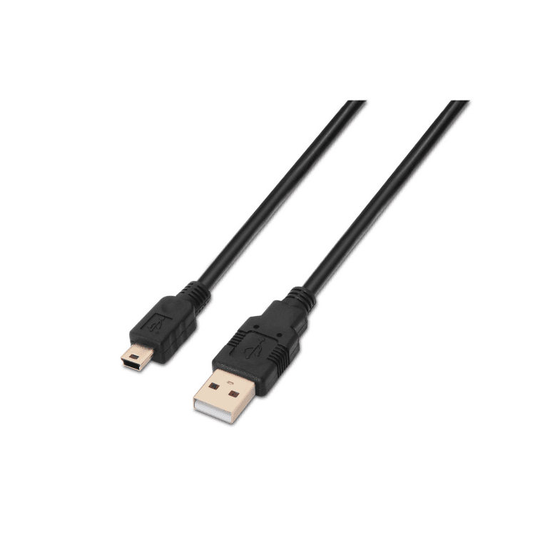 AISENS A101-0023 cable USB USB 2.0 0,5 m USB A Mini-USB B Negro