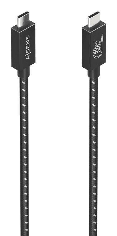 AISENS A156-0866 cable USB USB4 Gen 3x2 0,5 m USB C