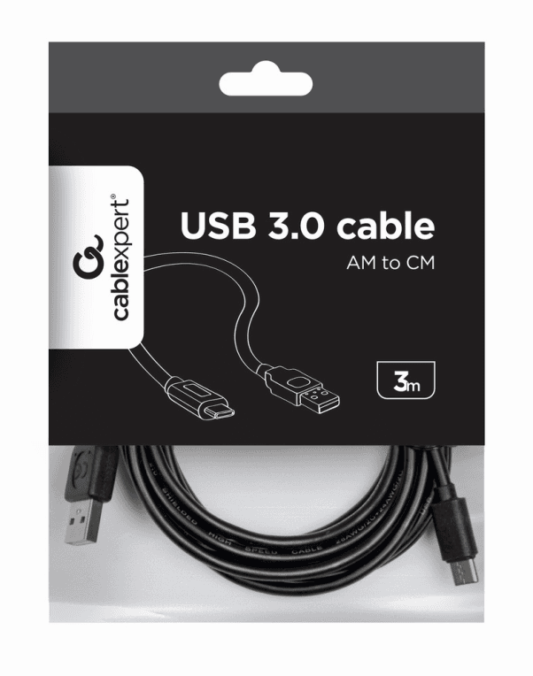 Gembird CCP-USB2-AMCM-10 cable USB USB 2.0 3 m USB A USB C Negro