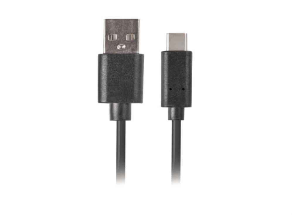 Lanberg CA-USBO-20CU-0005-BK cable USB USB 2.0 0,5 m USB C USB A Negro