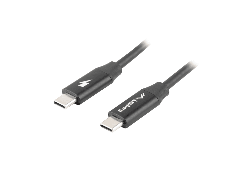 Lanberg CA-CMCM-40CU-0018-BK cable USB USB 2.0 1,8 m USB C Negro