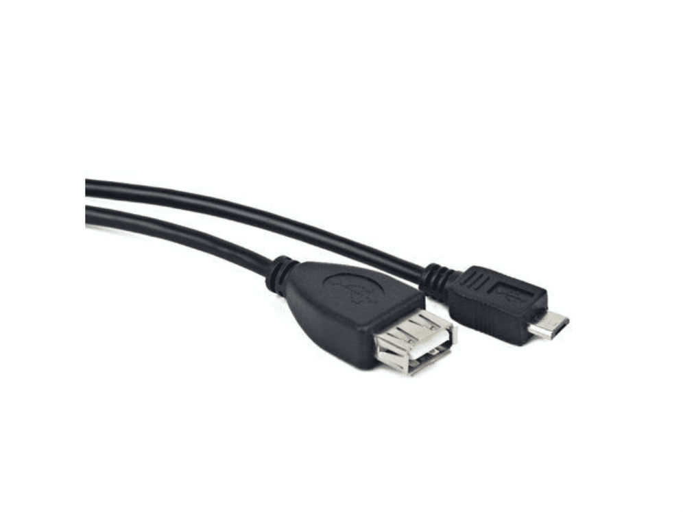 Lanberg OEM-0006 cable USB USB 2.0 0,15 m USB A Micro-USB B Negro