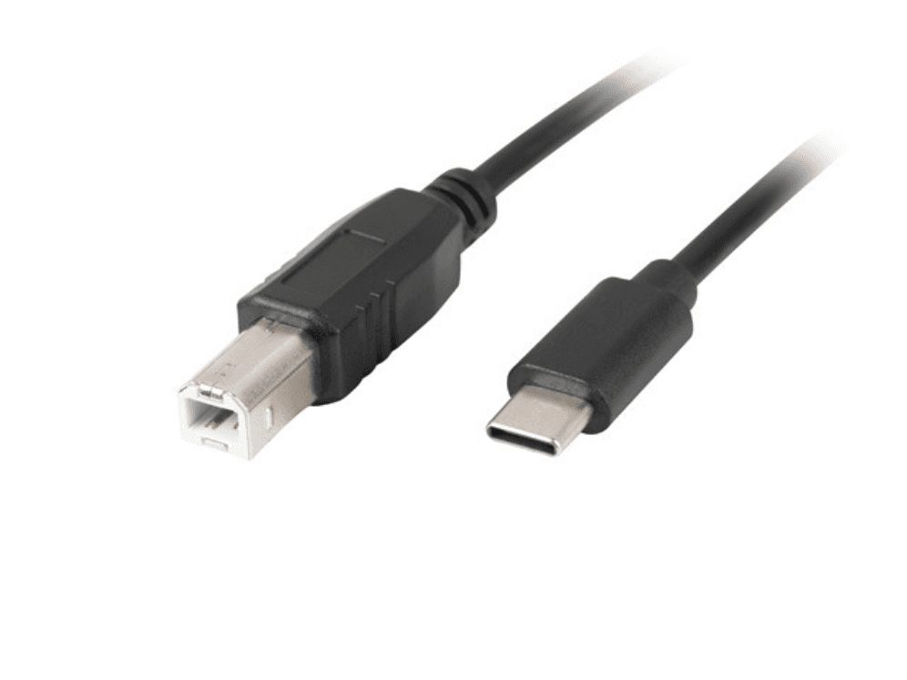 Lanberg CA-USBA-13CC-0018-BK cable USB USB 2.0 1,8 m USB B USB C Negro