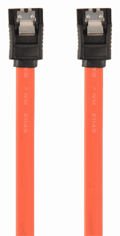 Gembird CC-SATAM-DATA cable de SATA 0,5 m Negro, Rojo