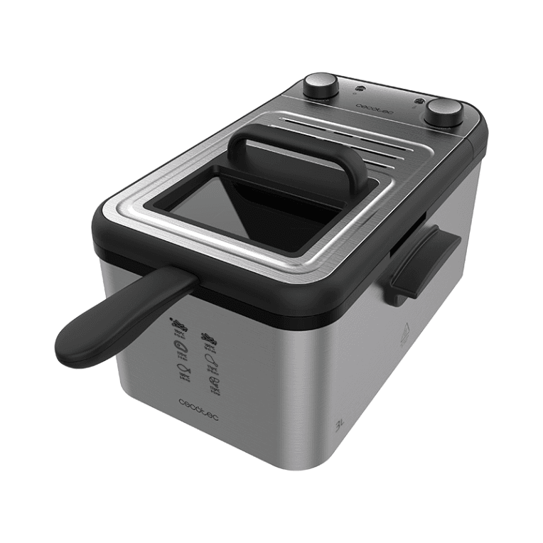 Cecotec CleanFry Infinity 3000 Sencillo 3 L Independiente 2400 W Freidora Acero inoxidable
