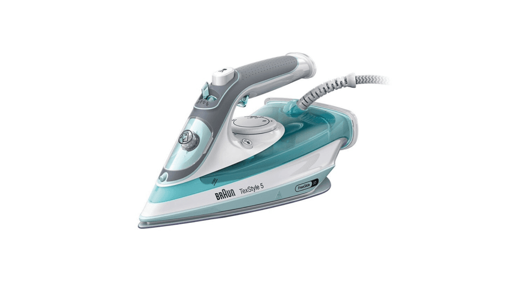 Braun TexStyle 3 SI 5017 GR Plancha a vapor Suela de cerámica 2700 W Gris, Turquesa, Blanco