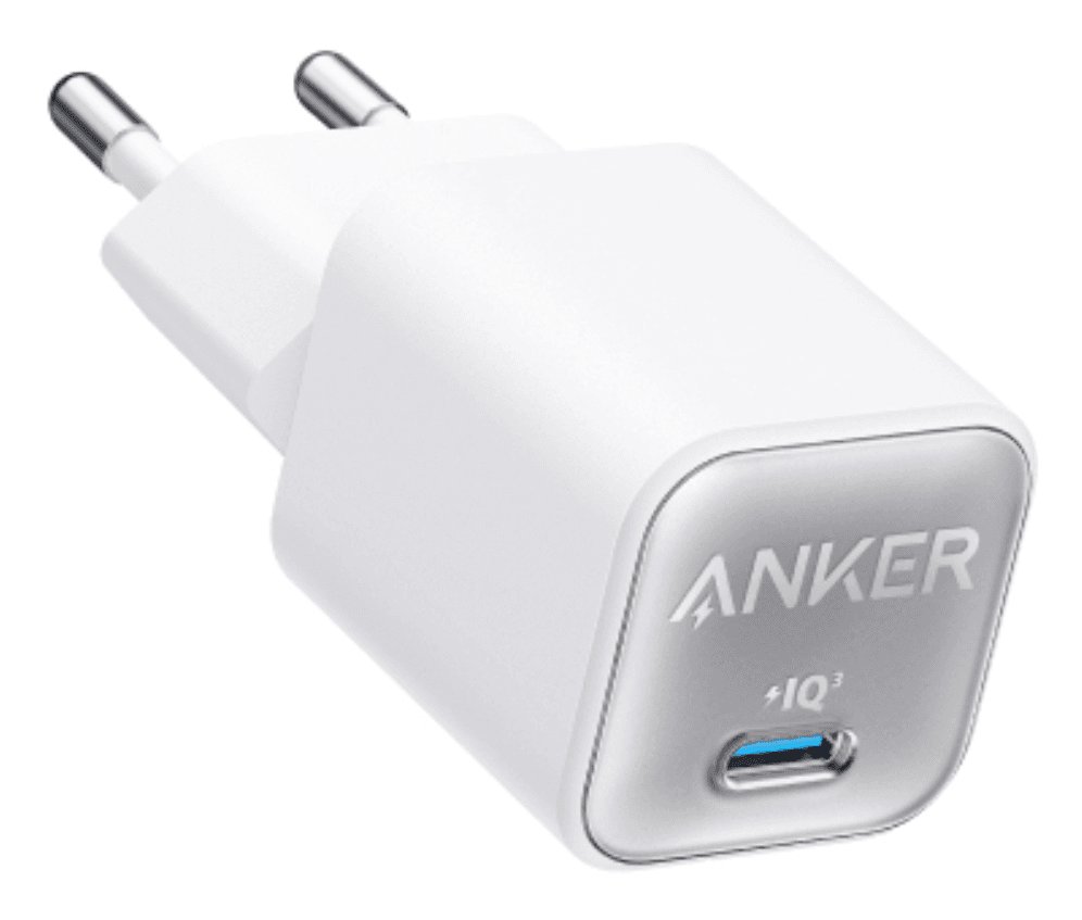 Anker 511 Universal Blanco Corriente alterna Carga rápida Interior