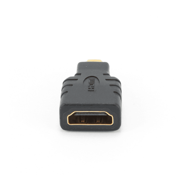 Gembird HDMI(F)-microHDMI(M) Negro