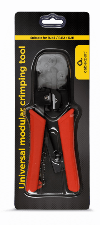 Gembird T-WC-02 crimpadora Negro, Naranja