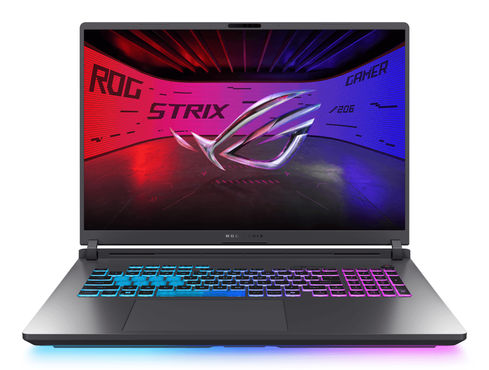 ASUS ROG Strix G18 G815JMR-S8051 - Ordenador Portátil Gaming de 18" WUXGA 144Hz (Intel Core i7-14650HX, 32GB RAM, 1TB SSD, NVIDIA RTX 5060 8GB, Sin Sistema Operativo) Gris Eclipse - Teclado QWERTY español