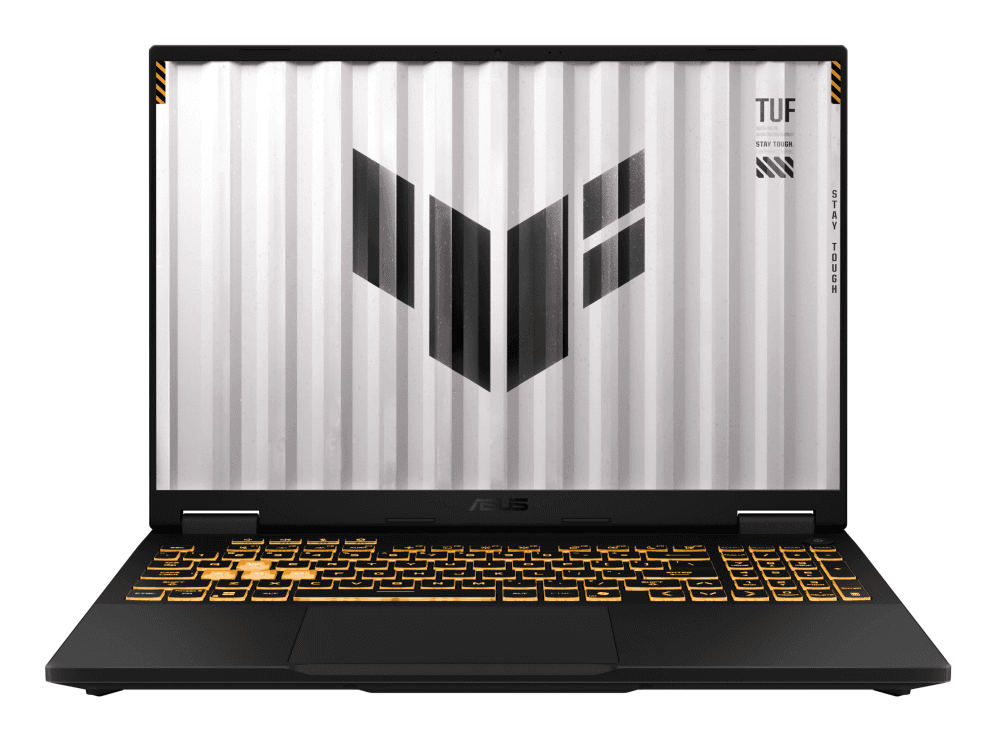 ASUS TUF Gaming F16 TUF608JPR-QT031 - Ordenador Portátil Gaming de 16" WQXGA 165Hz (Intel Core i7-14650HX, 32GB RAM, 1TB SSD, RTX 5070 8GB, Sin Sistema Operativo) Gris Jager - Teclado QWERTY español