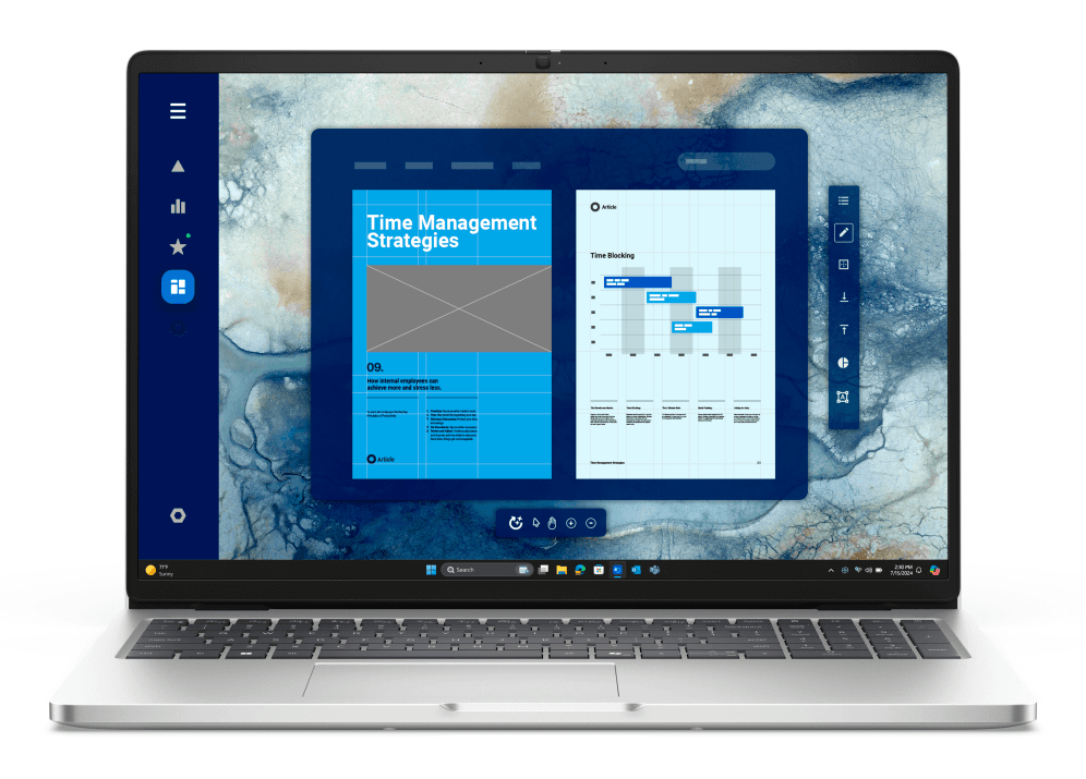 DELL Pro 16 PC16250 Intel Core Ultra 7 255U Portátil 40,6 cm (16") Full HD+ 32 GB DDR5-SDRAM 1 TB SSD Wi-Fi 6E (802.11ax) Windows 11 Pro Español Platino, Plata