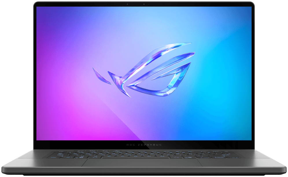 ASUS ROG Zephyrus G16 OLED GU605CM-QR003 - Ordenador Portátil Gaming de 16" WQXGA 240Hz (Core Ultra 9 285H, 32GB RAM, 1TB SSD, RTX 5060 8GB, Sin Sistema Operativo) Gris Eclipse - Teclado QWERTY español