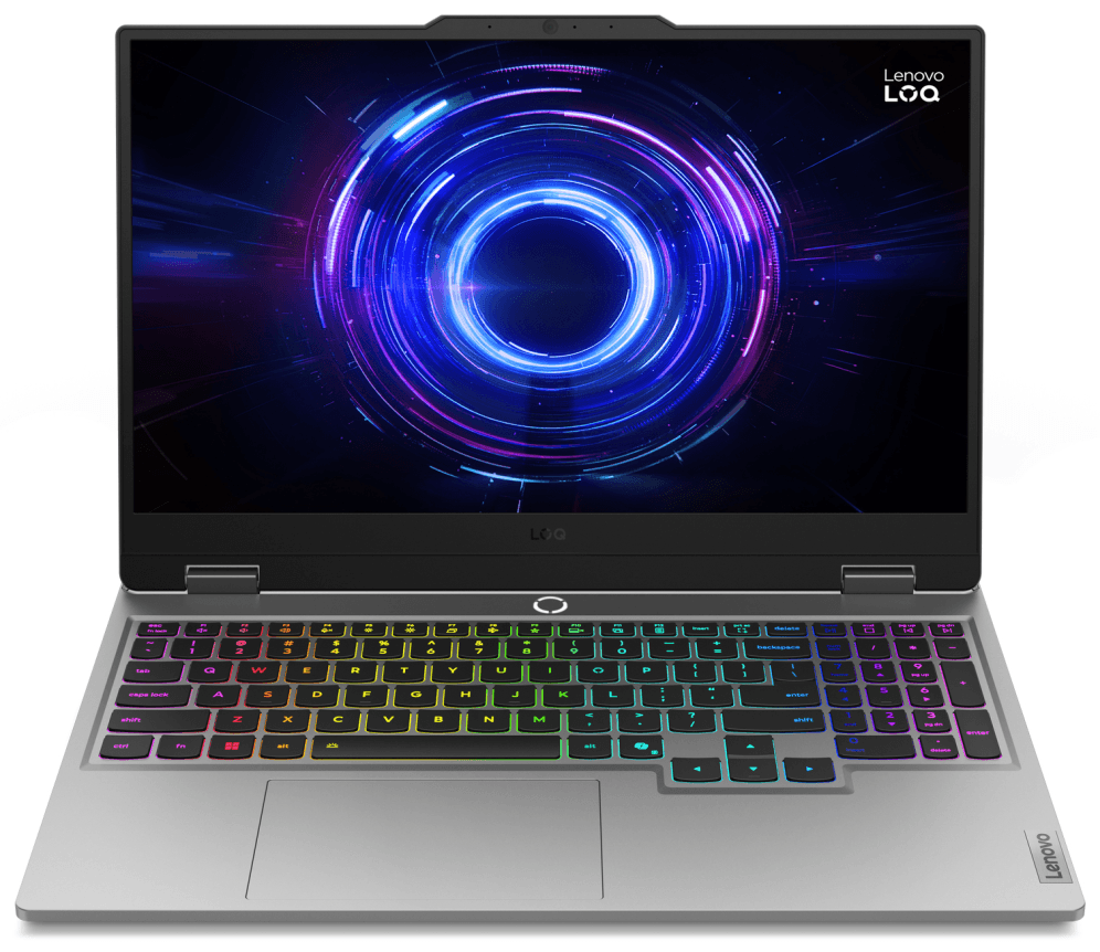 Lenovo LOQ 15IRX10 Intel® Core™ i7 i7-13650HX Portátil 39,6 cm (15.6") Full HD 24 GB DDR5-SDRAM 512 GB SSD NVIDIA GeForce RTX 5050 Wi-Fi 6 (802.11ax) Español Gris
