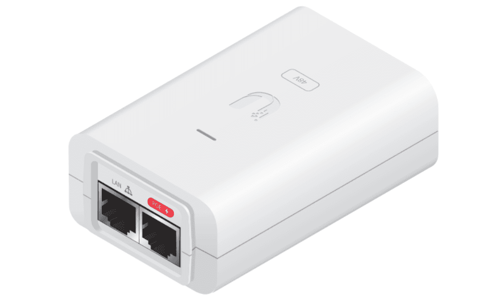 Ubiquiti POE-48-24W-WH adaptador e inyector de PoE 48 V