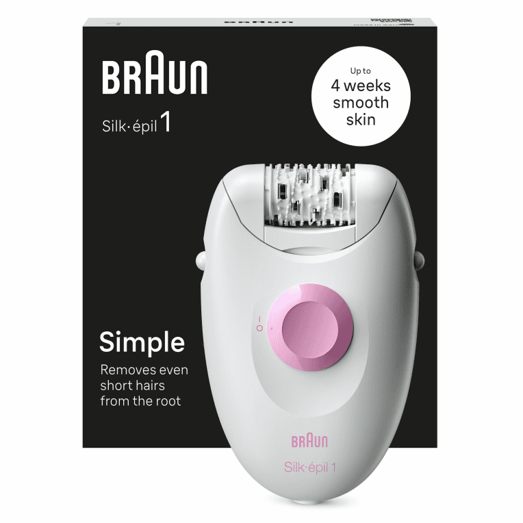 Braun Silk-épil 1 1-000 20 pinzas Rosa, Blanco