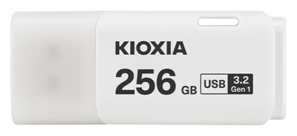 Kioxia U301 unidad flash USB 256 GB USB tipo A 3.2 Gen 1 (3.1 Gen 1) Blanco