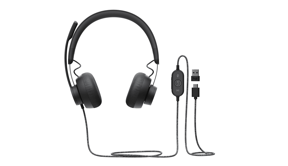 Logitech 981-000870 auricular y casco Auriculares Alámbrico Diadema Llamadas/Música USB Tipo C Grafito