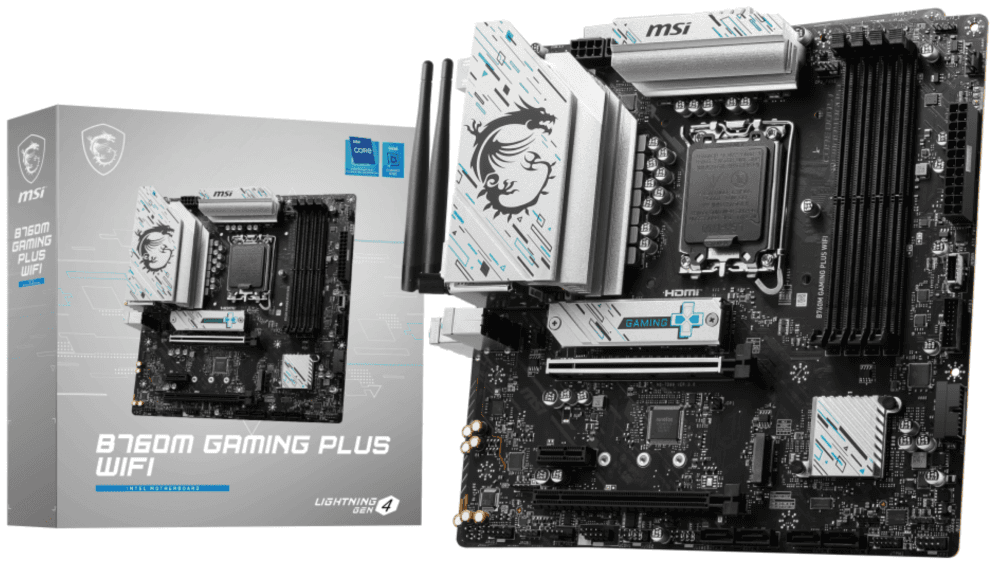 MSI B760M GAMING PLUS WIFI placa base Intel B760 LGA 1700 micro ATX