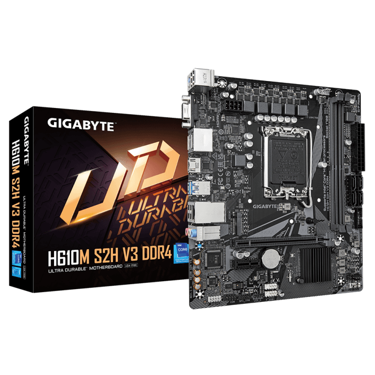 GIGABYTE H610M S2H V3 DDR4 placa base Intel H610 Express LGA 1700 micro ATX