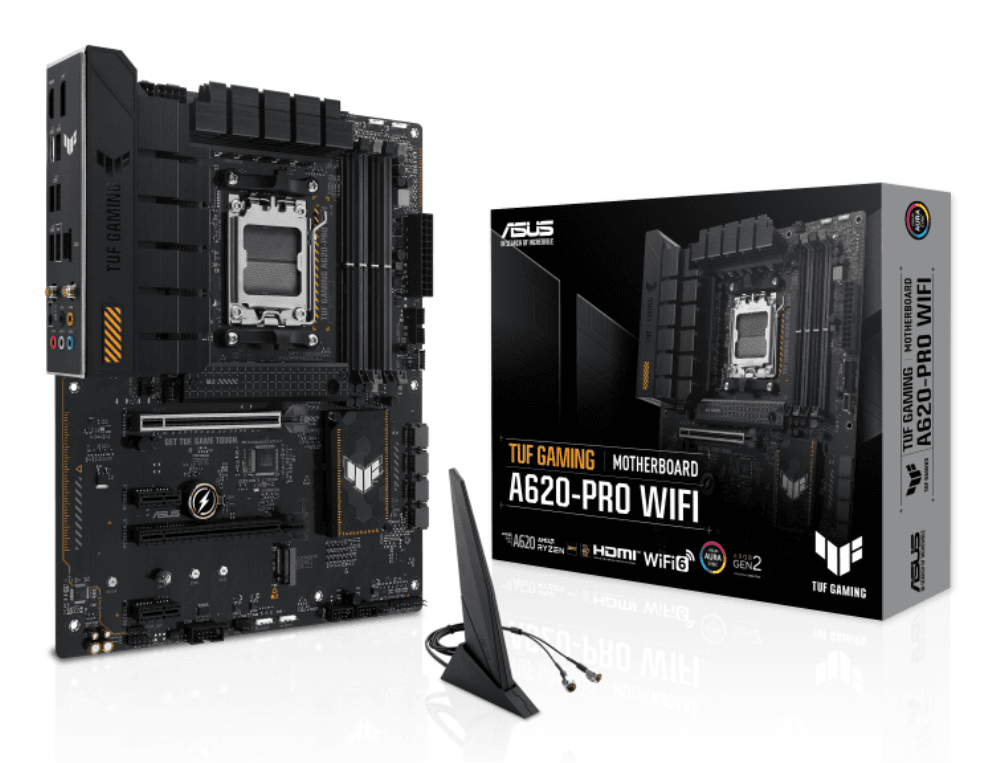 ASUS TUF GAMING A620-PRO WIFI AMD A620 Zócalo AM5 ATX