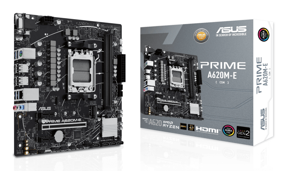 ASUS PRIME A620M-E-CSM AMD A620 Zócalo AM5 micro ATX