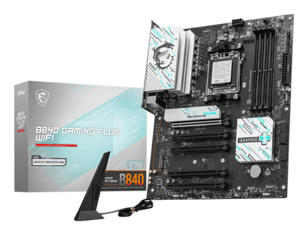 MSI B840 GAMING PLUS WIFI placa base AMD B840 Zócalo AM5 ATX