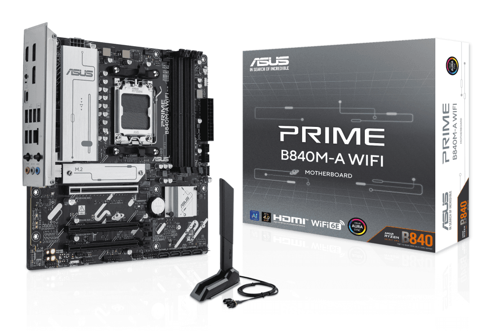 ASUS PRIME B840M-A WIFI AMD B840 Zócalo AM5 micro ATX