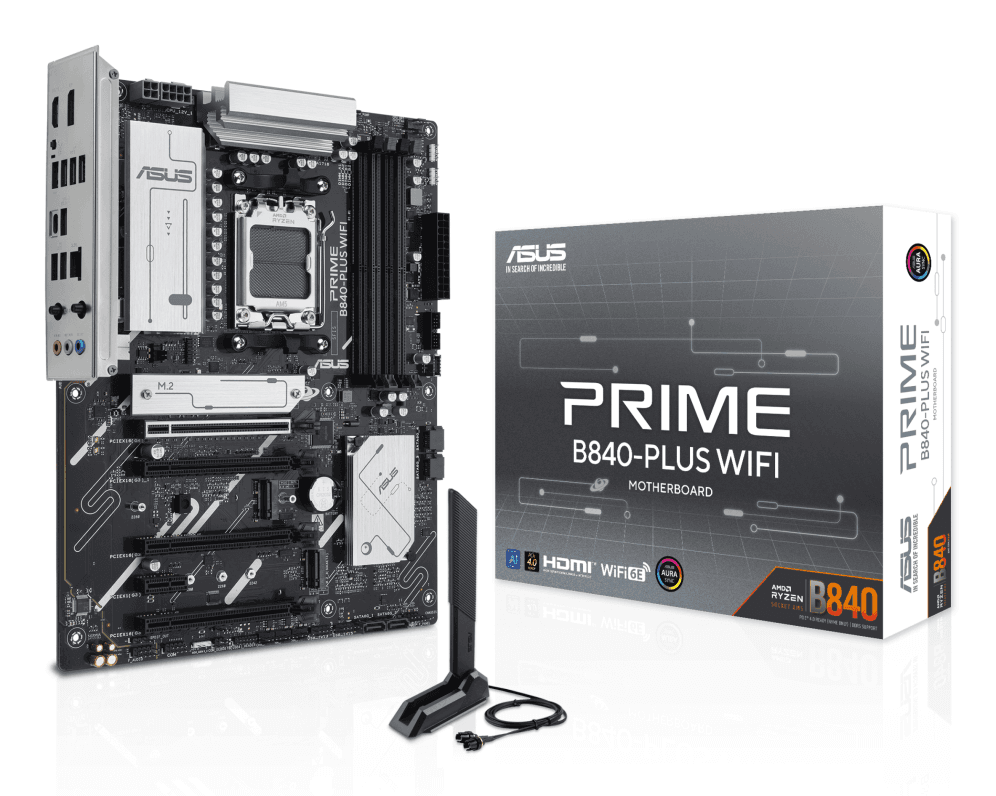 ASUS PRIME B840-PLUS WIFI AMD B840 Zócalo AM5 ATX