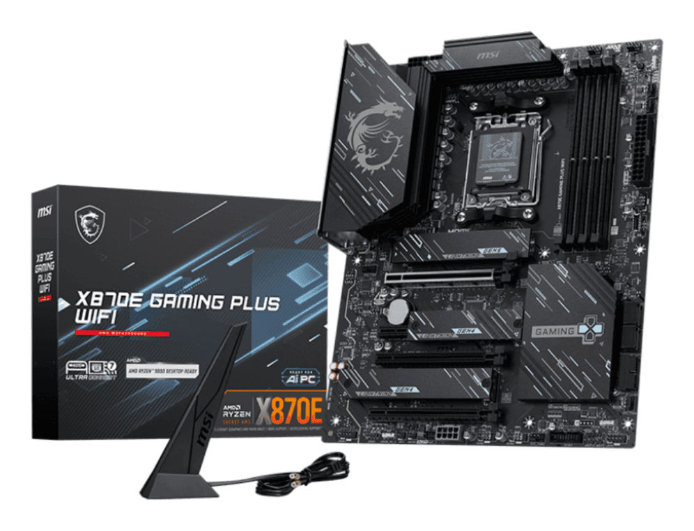 MSI X870E GAMING PLUS WIFI placa base AMD X870E Zócalo AM5 ATX