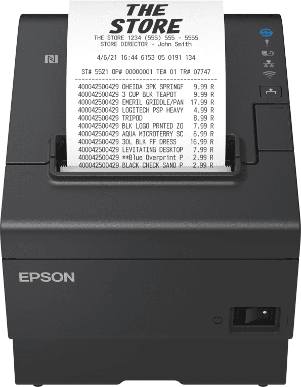Epson TM-T88VII (112): USB, Ethernet, Serial, PS, Black