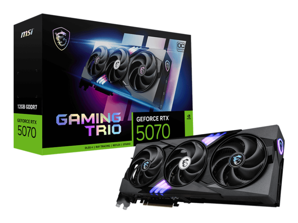 MSI GAMING GeForce RTX 5070 12G TRIO OC NVIDIA 12 GB GDDR7