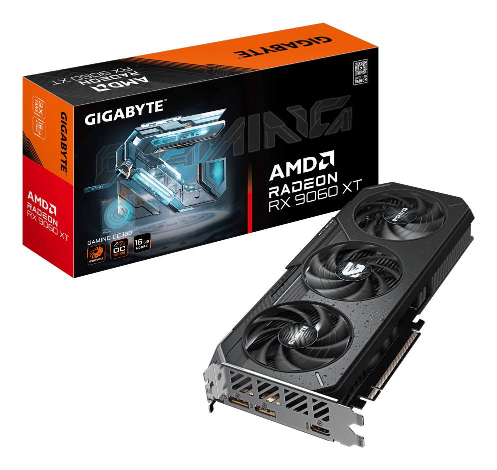 GIGABYTE Radeon RX 9060 XT GAMING OC 16G AMD