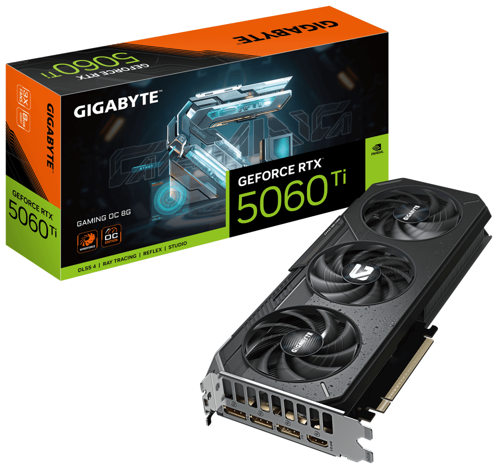 GIGABYTE GeForce RTX 5060 Ti GAMING OC 8G NVIDIA