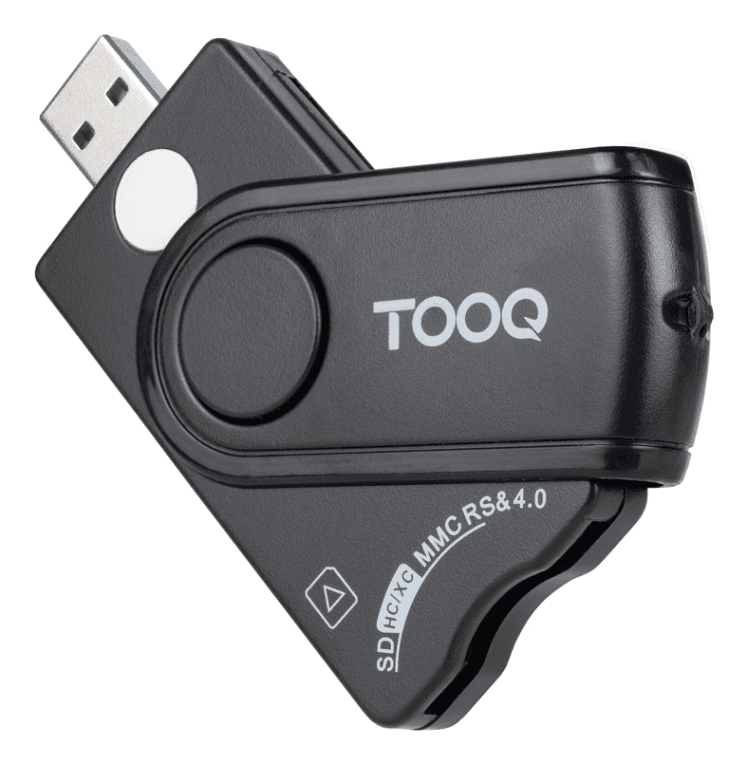 TooQ TQR-3012B lector de tarjeta inteligente USB 2.0