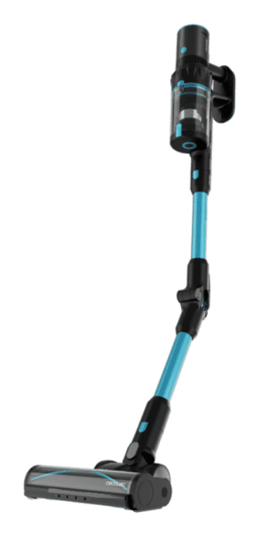 Cecotec Rockstar 3500 Storm Pet Flex Conga Aspiradora escoba 2 en 1 Batería Secar Sin bolsa 500 W Negro, Azul 2,5 Ah