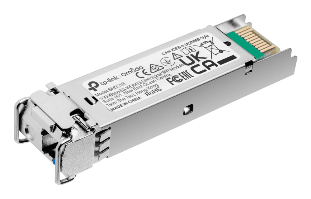 TP-Link Omada SM321B red modulo transceptor Fibra óptica 1250 Mbit/s SFP