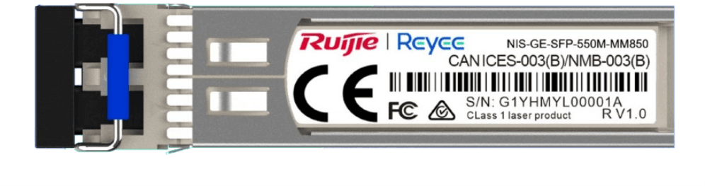 Ruijie Networks NIS-GE-SFP-550M-MM850 red modulo transceptor Fibra óptica 1000 Mbit/s 850 nm