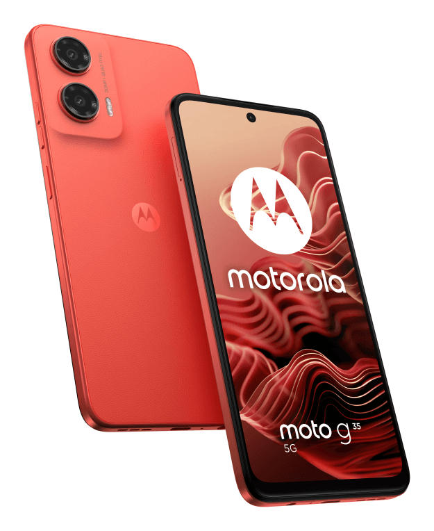 Motorola moto G35 5G 17,1 cm (6.72") SIM doble Android 14 USB Tipo C 8 GB 256 GB 5000 mAh Rojo