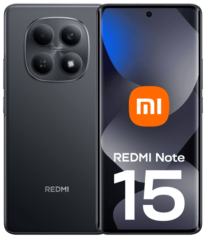 Xiaomi Redmi Note 15 17,2 cm (6.77") 8 GB 256 GB 6000 mAh Negro