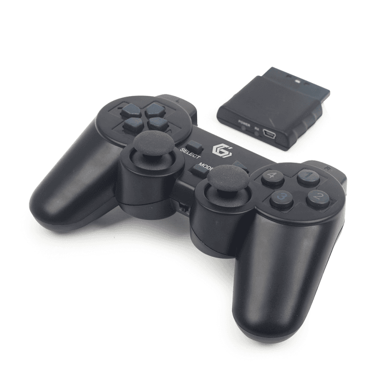 Gembird JPD-WDV-01 mando y volante Negro RF Gamepad PC, Playstation 2, Playstation 3