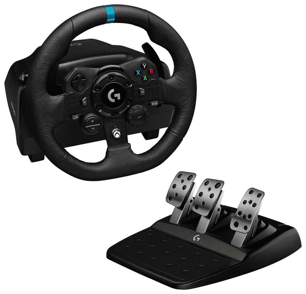 Logitech G G923 Negro USB 2.0 Volante + Pedales Analógico/Digital PC, Xbox One, Xbox Series S, Xbox Series X