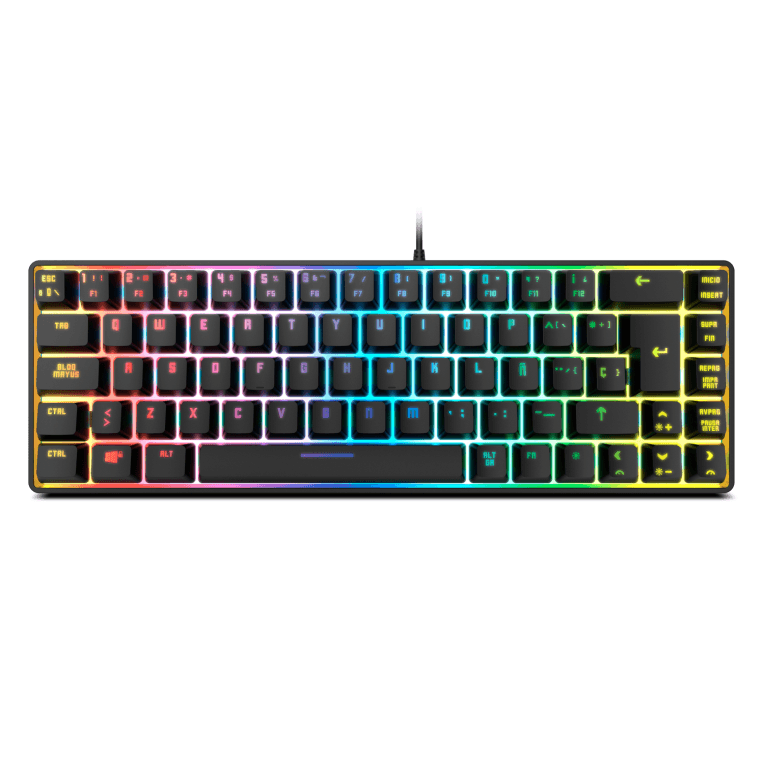 Krom Kalista teclado Juego USB Negro