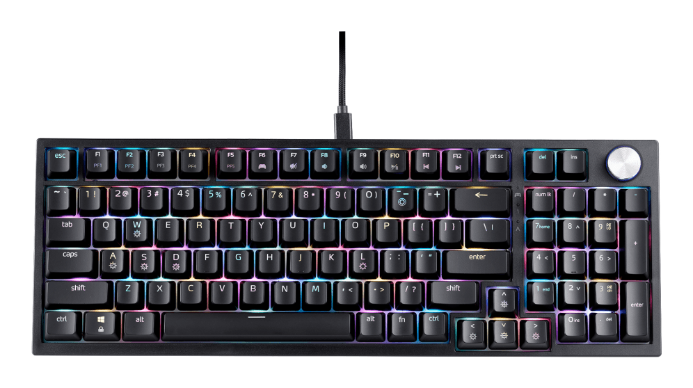 XPG SORCERER teclado Juego USB Español Negro