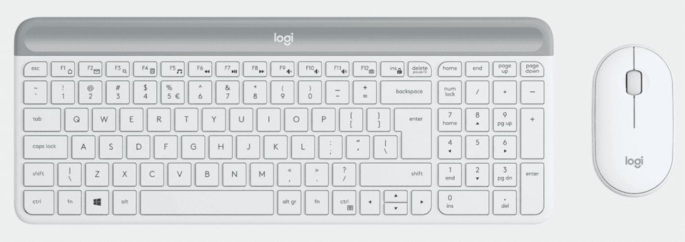 Logitech 920-009199 teclado Ratón incluido Oficina RF inalámbrico Español Blanco